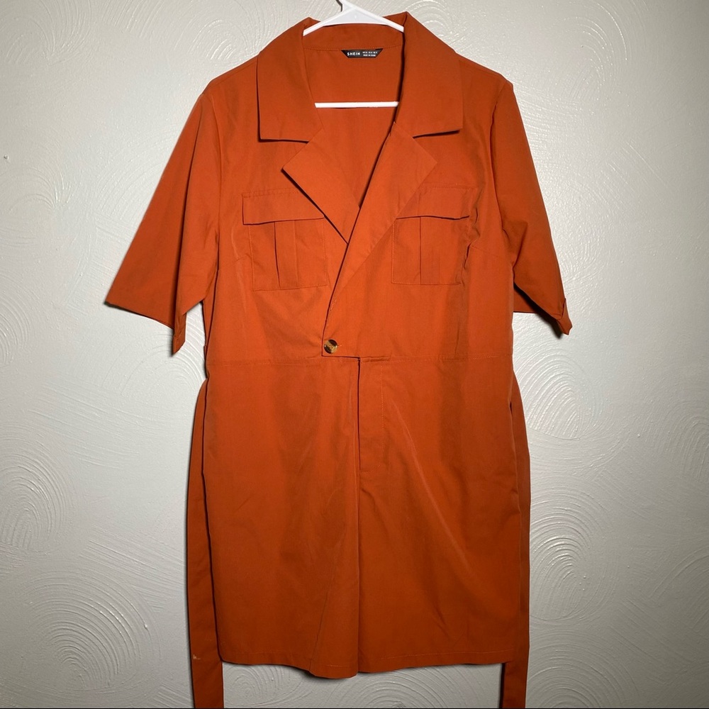 Orange Romper